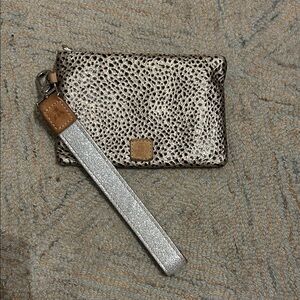 Consuela Metallic Textured Card Holder